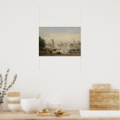 Corot - Der Hafen von La Rochelle Poster (Küche)