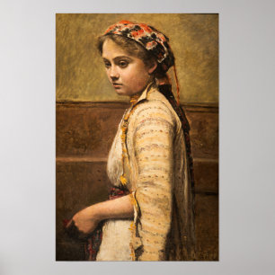 Corot - Der junge Grieche Poster