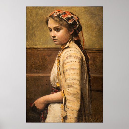 Corot - Der junge Griechische Poster (Vorne)