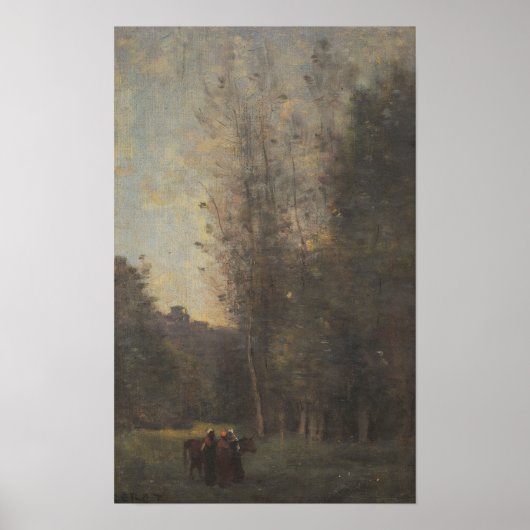 Corot - Der kleine Schläfer Poster (Vorne)