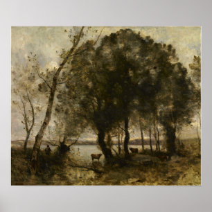 Corot - Der See Poster