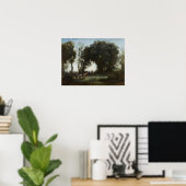 Corot - Der Tanz der Nymphen Poster (Heimbüro)
