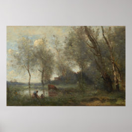 Corot - Der Teich 1868 Poster