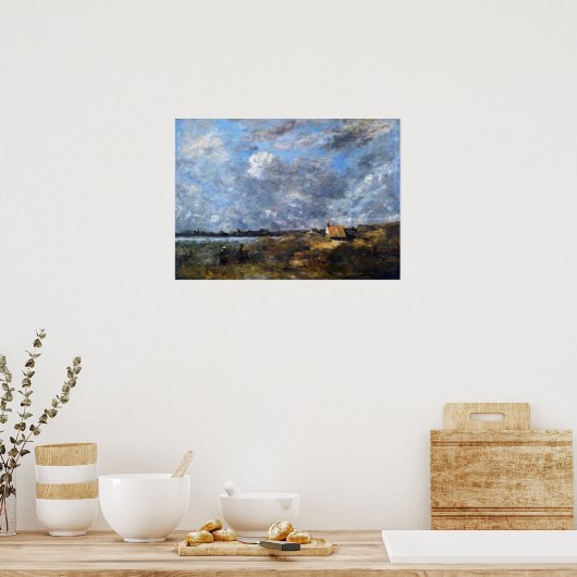 Corot - Der Wind Poster (Küche)