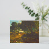 Corot Forest of Fontainbleau Postkarte (Stehend Vorderseite)