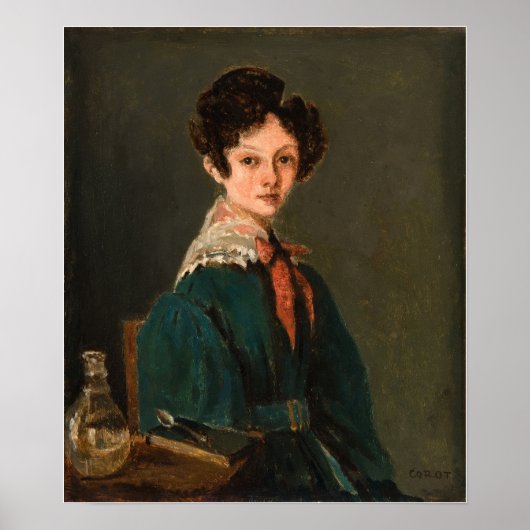 Corot - Frau Lemaistre Poster (Vorne)