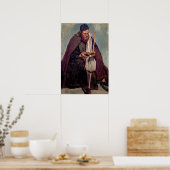 Corot - Italienische Mönchslektüre Poster (Küche)