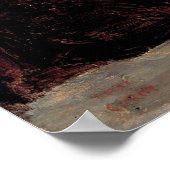 Corot - Italienische Mönchslektüre Poster (Ecke)