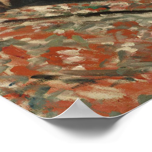 Corot - Italienisches Mädchen 1872 Poster (Ecke)