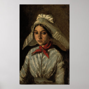 Corot - Junge Frau Poster