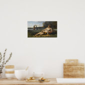 Corot - junge Frauen von Sparta Poster (Küche)