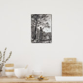 Corot - Junge Mädchen und Tod Poster (Küche)