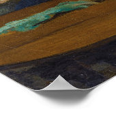 Corot - Kleines Mädchen mit Puppe Poster (Ecke)