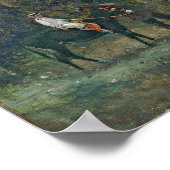 Corot - Löwenpark in Port-Marly Poster (Ecke)