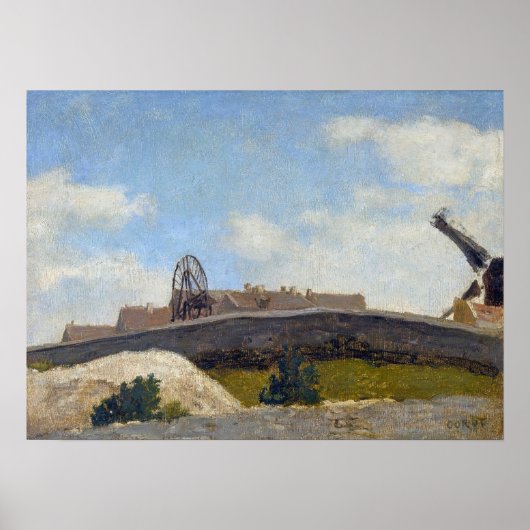 Corot - Montmartre Poster (Vorne)