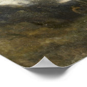 Corot - Nymphen und Schriften Poster (Ecke)