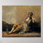 Corot - Odalisque 1871 Poster (Vorne)