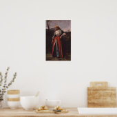 Corot - Pensive Oriental Poster (Küche)
