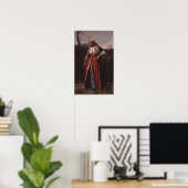 Corot - Pensive Oriental Poster (Heimbüro)
