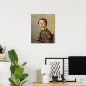 Corot - Portrait eines jungen Mädchens Poster (Heimbüro)
