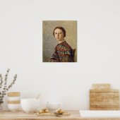Corot - Portrait eines jungen Mädchens Poster (Küche)