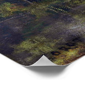 Corot - Semur, Kathedrale von Armançon aus gesehen Poster (Ecke)