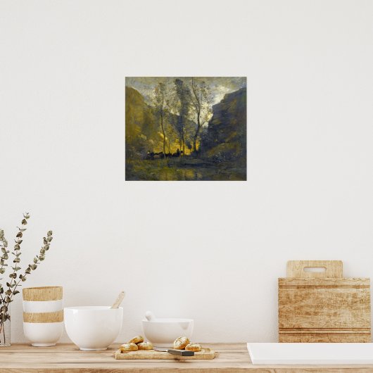 Corot - Smugglers Poster (Küche)