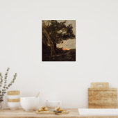 Corot - Sonnenuntergang mit Löwen Poster (Küche)