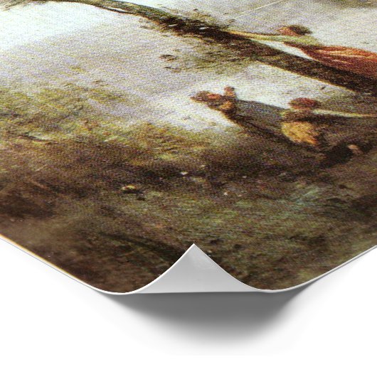 Corot - Souvenir de Mortefontaine Poster (Ecke)