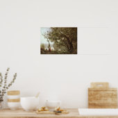 Corot - Souvenir de Mortefontaine Poster (Küche)