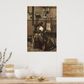 Corot Studio - Jean-Baptiste - Corot Fine Art Poster (Küche)