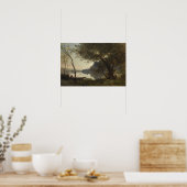Corot - The Boatman De Mortefontaine Poster (Küche)