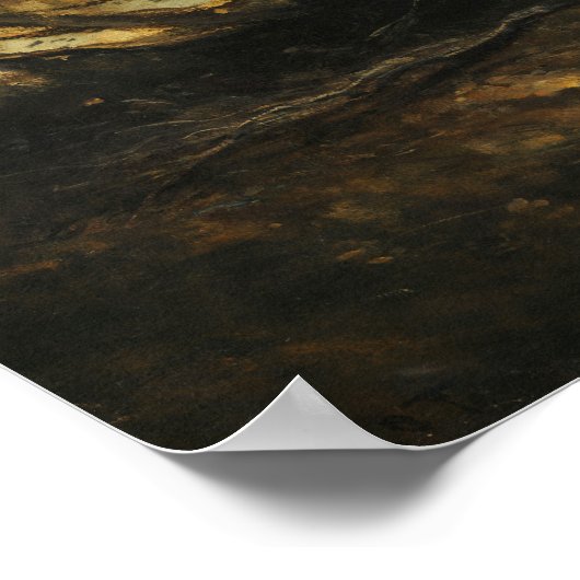 Corot - The Gale 1865 Poster (Ecke)