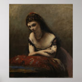 Corot - The Gipsy Girl 1870 Poster (Vorne)