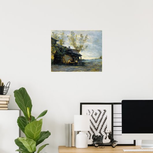 Corot - Vaugirard Cafe Poster (Heimbüro)