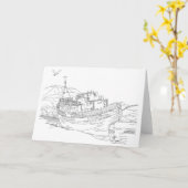 Corpach Shipwreck Scotland Karte (Gelbe Blume)