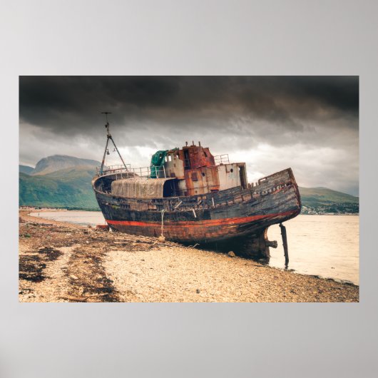 Corpach Wreck Poster (Vorne)