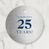 CORPORATE ANNIVERSARY stilvolle Business-Marine Si Geschenkanhänger (Vorderseite)