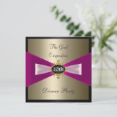 Corporate Annual Dinner Party Einladung (Stehend Vorderseite)