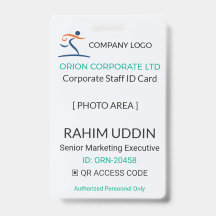 Corporate Badge | Employee Photo – Business ID