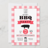 Corporate Barbecue hinzufügen Logo Einladung (Vorderseite)
