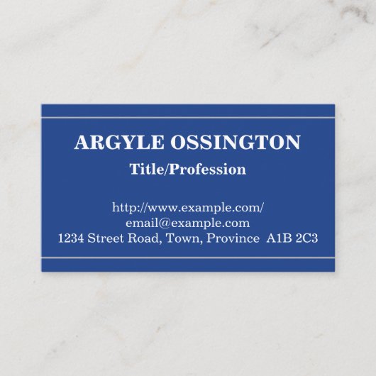 Corporate & Basic Beruflich Business Card Visitenkarte (Vorderseite)