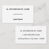 Corporate, Basic & Respect Business Card Visitenkarte (Vorne/Hinten)