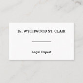 Corporate, Basic & Respect Business Card Visitenkarte (Vorderseite)