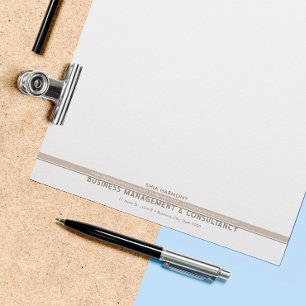 Corporate, Beruflich Brown Letterhead Briefbogen