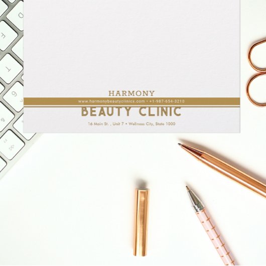 Corporate, Beruflich Gold Brown Stationery Briefpapier