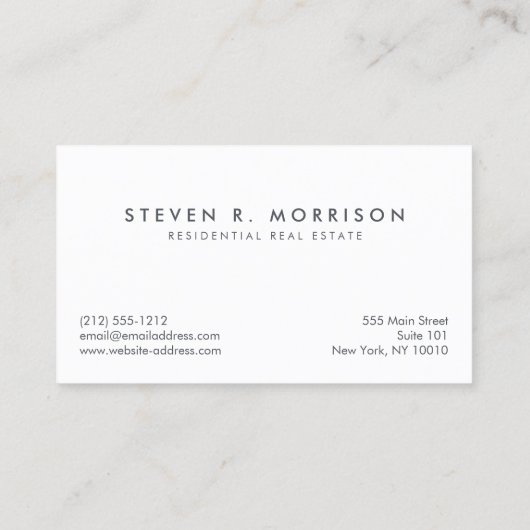 Corporate Beruflich Stylisierte Monogram Green Visitenkarte (Rückseite)