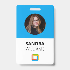 Corporate Blue Beruflich Custom Employee ID Ausweis