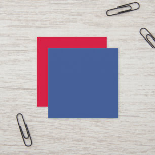 Corporate Blue + Crimson Quadratische Karten – Anp