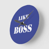 Corporate Boss Runde Wanduhr (Winkel)